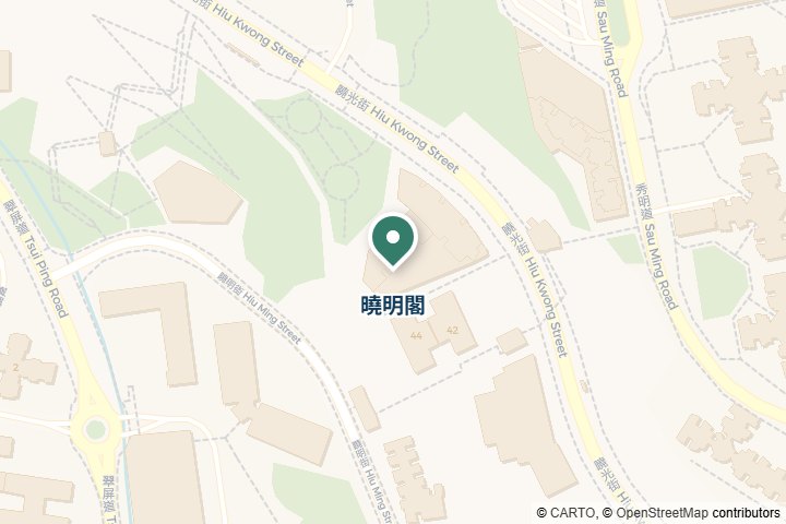 曉明閣、曉光閣尋找範圍