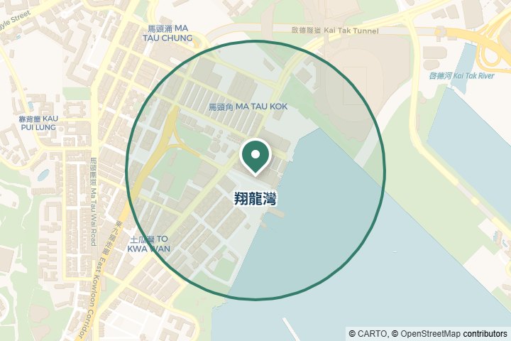 翔龍灣尋找範圍